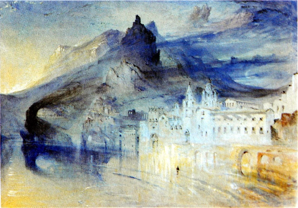Veduta di Amalfi, 1844